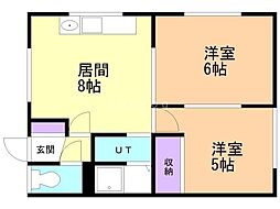 フォレスト宮の森 2階