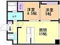 札幌グランドマンション3階6.7万円