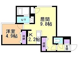 間取図画像 1LDK
