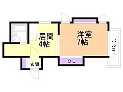 キャッスル北沢札幌 2階