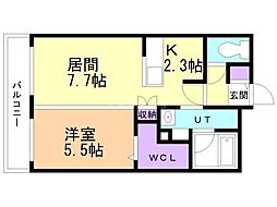 アルファスクエアS17 4階/406