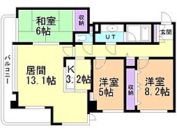 間取図画像 3LDK