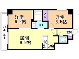 パルティーレ山鼻 3階