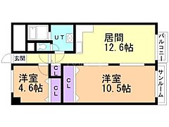 物件の間取り