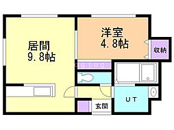 ラベンデール山鼻 1階/101