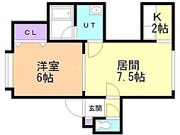 間取図画像 1LDK