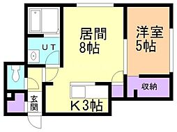 間取図画像 1LDK