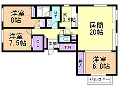 物件の間取り