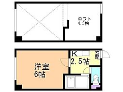 CoreS10A 1Kの間取図画像