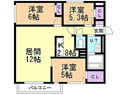 J-CITY.STELLA 3LDKの間取図画像