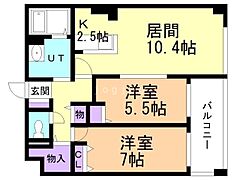 物件の間取り