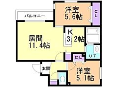 物件の間取り