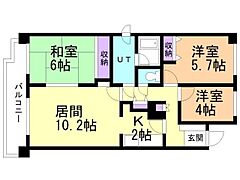 物件の間取り