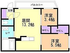 物件の間取り