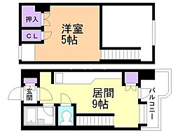 サンシャイン・シティー21 1LDKの間取図画像