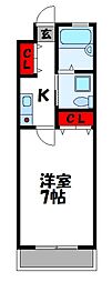 間取図画像 1K