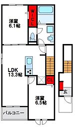 サンライズIII 2階/-
