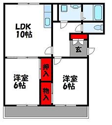 ボヌール今の庄 2階