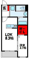 光陽マンション古賀天神 2階
