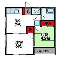 汐入コーポ 2階