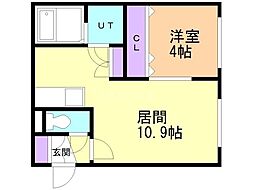 Primavorta 1LDKの間取図画像