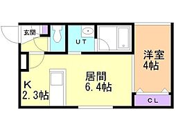 La.Bloom(ラ.ブルーム) 1LDKの間取図画像