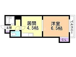 103松井ビル 1DKの間取図画像
