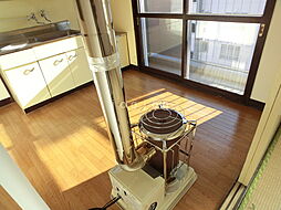 朝日ハイツ1号棟 304 3階2DKのリビング/ダイニング