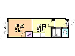 間取図画像 1DK