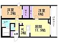 キャステル204階9.3万円