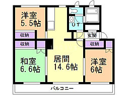 間取図画像 3LDK