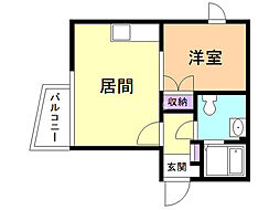 間取図画像 1LDK
