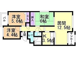 間取図画像 3LDK