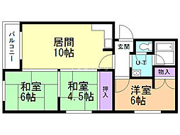 間取図画像 3LDK