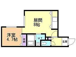 間取図画像 1LDK
