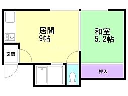 間取図画像 1LDK