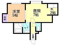 間取図画像 1LDK