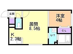 間取図画像 1LDK