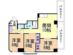 間取図画像 3LDK
