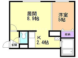 間取図画像 1LDK