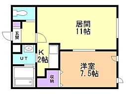 間取図画像 1LDK