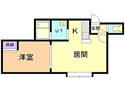 間取図画像 1LDK