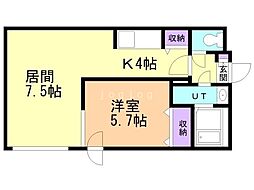 間取図画像 1LDK