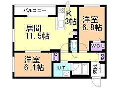 物件の間取り