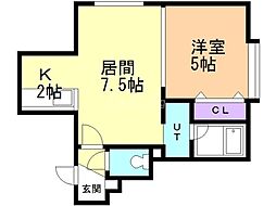 間取図画像 1LDK