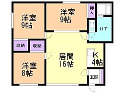 間取図画像 3LDK