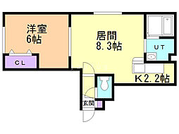間取図画像 1LDK