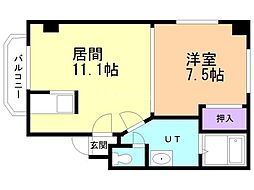 トマトハウス 1LDKの間取図画像