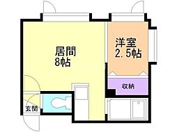 間取図画像 1DK