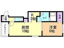 間取図画像 1LDK